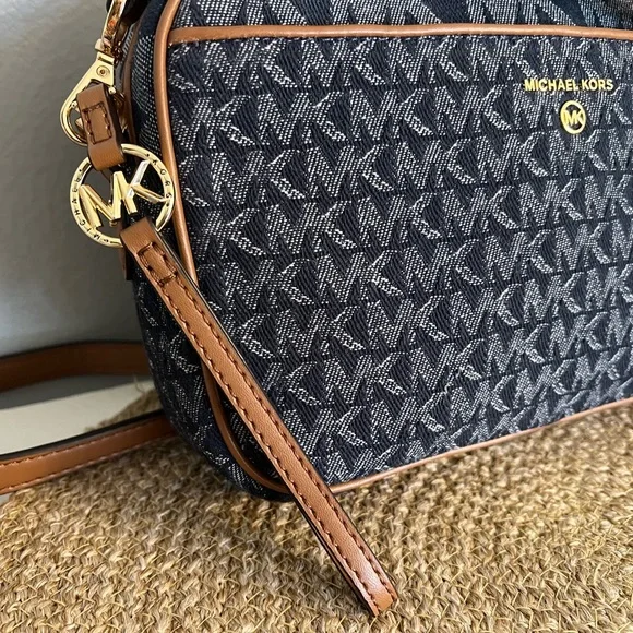 Michael Kors Denim Crossbody Bag - Picture 5 of 6